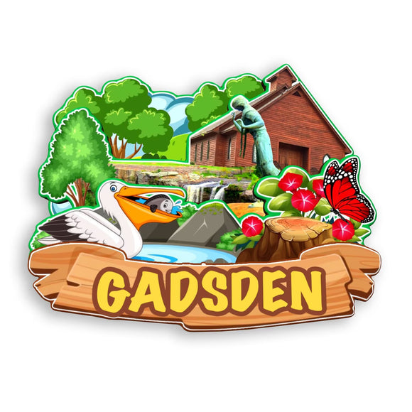 Kühlschrankmagnet für Gadsden Alabama USA 352