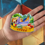 Refrigerator Magnet for Ypres Belgium  2019