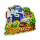 Refrigerator Magnet for Detroit Michigan USA  991
