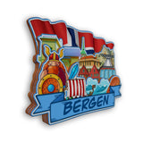 Refrigerator Magnet for Bergen Norway  2268