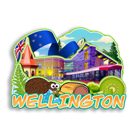 Refrigerator Magnet for Wellington New Zealand  2731
