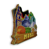 Refrigerator Magnet for Mons Belgium  2011