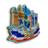 Refrigerator Magnet for Brest France  1327