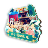 Refrigerator Magnet for Shenshui, Shaanxi, China  775
