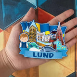 Refrigerator Magnet for Lund Sweden  2176