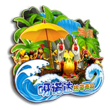 Refrigerator Magnet for Yanoda Rainforest Cultural Tourism Zone, Hainan, China  52
