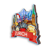 Kühlschrankmagnet für Zürich Schweiz 2030