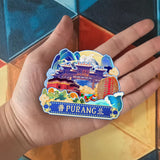 Refrigerator Magnet for Pulang, Tibet, China  844