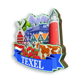 Refrigerator Magnet for Texel Netherlands  1997