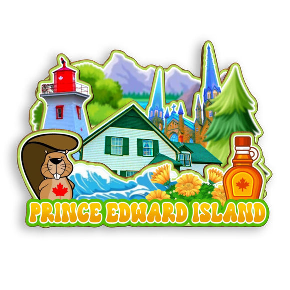 Refrigerator Magnet for Prince Edward Island Canada  1876