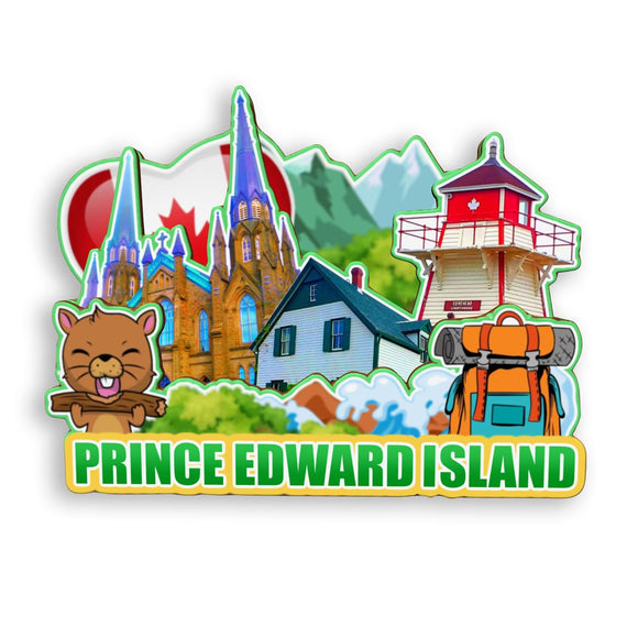 Refrigerator Magnet for Prince Edward Island Canada  1875