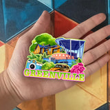 Refrigerator Magnet for Greenville South Carolina USA  1130