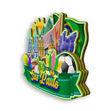 Refrigerator Magnet for Sao Paulo Brazil  1895