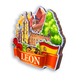 Refrigerator Magnet for Leon Spain  1507
