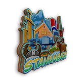 Kühlschrankmagnet für Stavanger Norwegen 2271