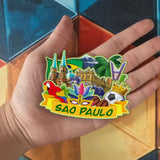 Магнит на холодильник Сан-Паулу, Бразилия, 1896 г.