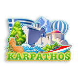 Refrigerator Magnet for Karpathos Greece  1769