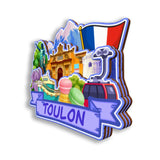 Refrigerator Magnet for Toulon France  2595