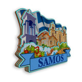 Refrigerator Magnet for Samos Greece  1775
