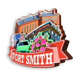 Refrigerator Magnet for Fort Smith Arkansas USA  334