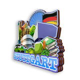 Refrigerator Magnet for Stuttgart Germany  1179