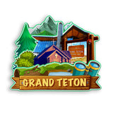 Refrigerator Magnet for Grand Teton Wyoming USA  930