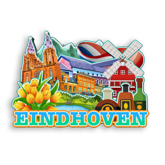 Refrigerator Magnet for Eindhoven Netherlands  1980