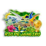 Магнит на холодильник для Рио-де-Жанейро, Бразилия, 1897 г.