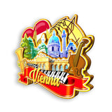 Kühlschrankmagnet für Wien, Österreich, 1585