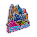 Refrigerator Magnet for Strasbourg France  1350
