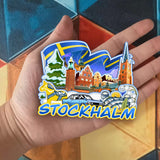 Kühlschrankmagnet für Stockhalm Schweden 2161