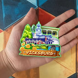 Refrigerator Magnet for Vicksburg Mississippi USA  1013