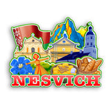 Refrigerator Magnet for Nesvizh Belarus  2472