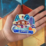 Kühlschrankmagnet für Biru, Tibet, China 845