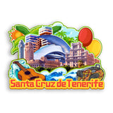 Refrigerator Magnet for Santa Cruz de Tenerife Spain  1432