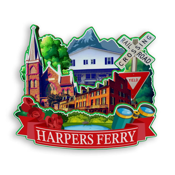 Refrigerator Magnet for Harpers Ferry West Virginia USA  910