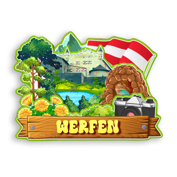 Refrigerator Magnet for Werfen Austria  1618