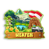 Refrigerator Magnet for Werfen Austria  1618