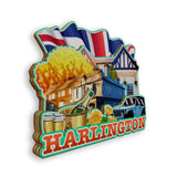 Refrigerator Magnet for Harlington UK  1473