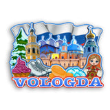 Refrigerator Magnet for Vologda Russia  2563