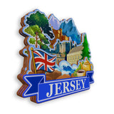 Refrigerator Magnet for Jersey UK  1468