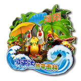 Refrigerator Magnet for Yanoda Rainforest Cultural Tourism Zone, Hainan, China  52