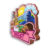 Refrigerator Magnet for Brest Belarus  2470