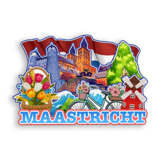 Refrigerator Magnet for Maastricht Netherlands  1979