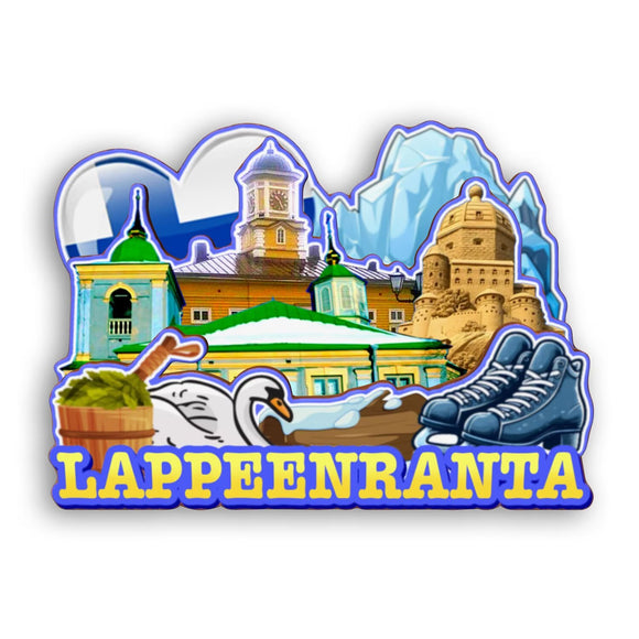Refrigerator Magnet for Lappeenranta Finland  2348