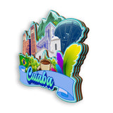 Refrigerator Magnet for Cuiaba Brazil  1929