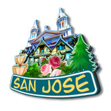 Kühlschrankmagnet für San Jose, Kalifornien, USA 233