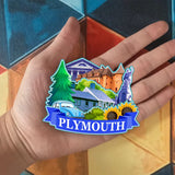 Refrigerator Magnet for Plymouth Massachusetts USA  986