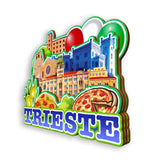 Kühlschrankmagnet für Triest, Italien 1291
