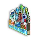 Магнит на холодильник для Нижнего Новгорода Россия 2540